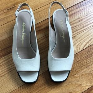 Salvatore Ferragamo Open Toe Shoe